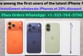 Χονδρική πώληση με δόσεις για αυθεντικά iPhones 17/ 16/ 15 /