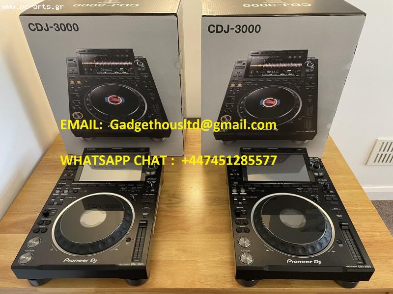 Pioneer CDJ 3000, Pioneer CDJ 2000NXS2, Pioneer DJM 900NXS2