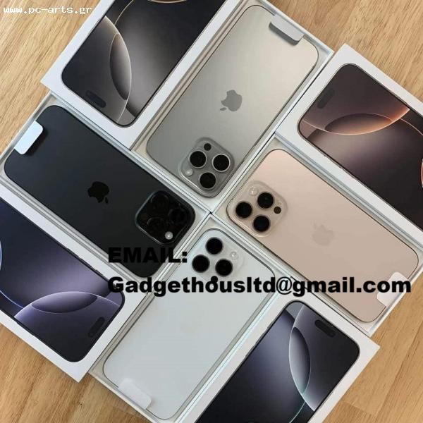 Apple iPhone 16 Pro Max, iPhone 16 Pro, iPhone 16, Sony PS5