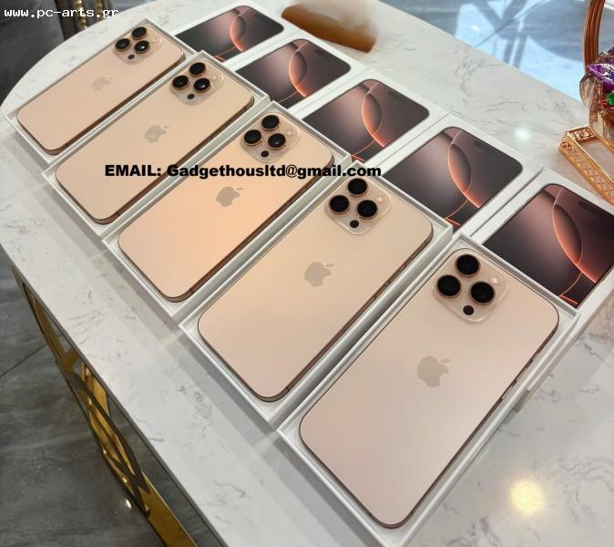 Apple iPhone 16 Pro 128GB – 550 EUR, iPhone 16 Pro Max 256GB
