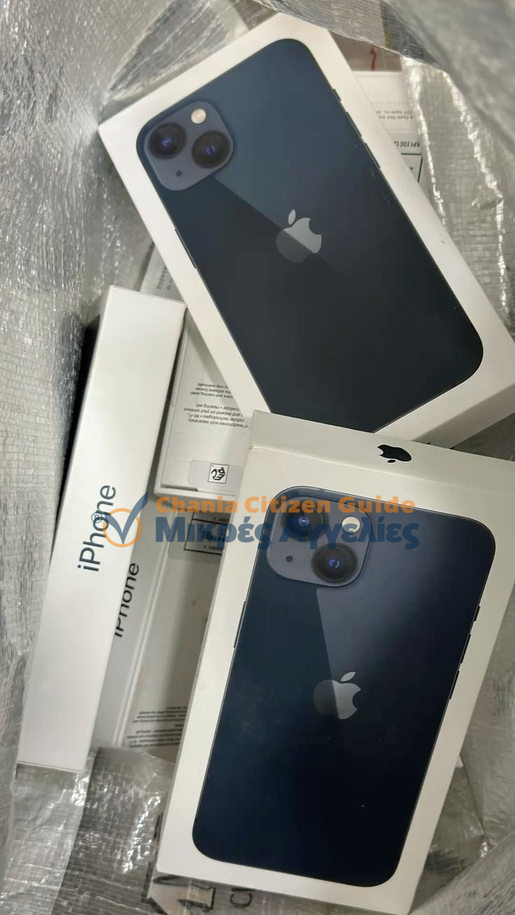 Πρόκειται για ένα ολοκαίνουργιο Apple iPhone 13 στο χρώμα Midnight Black,
