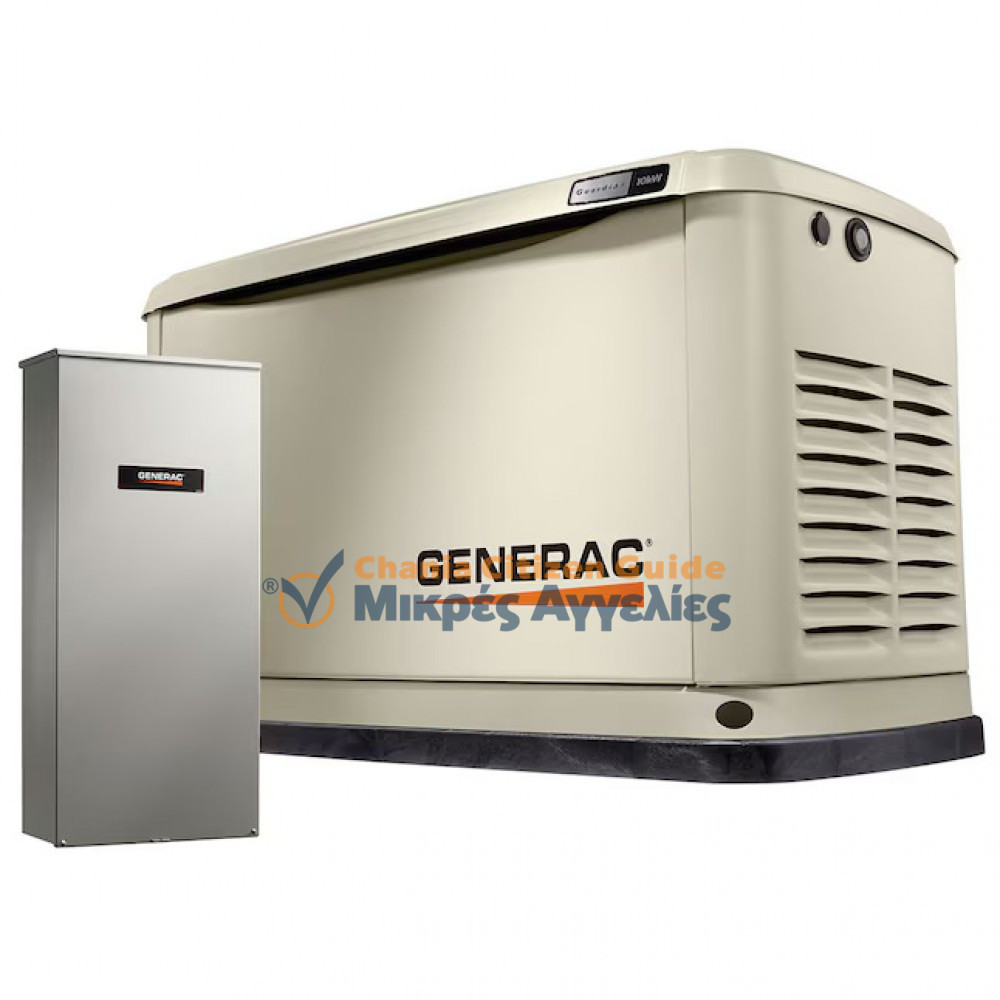 Generac Guardian Series 10kW Home Standby Generator – Dual Fuel (LP/NG) with WiFi & 100-Amp ATS